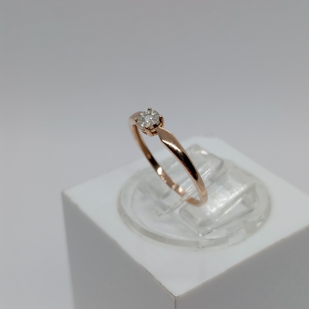 КОЛЬЦО БРИЛЛИАНТ Au 585