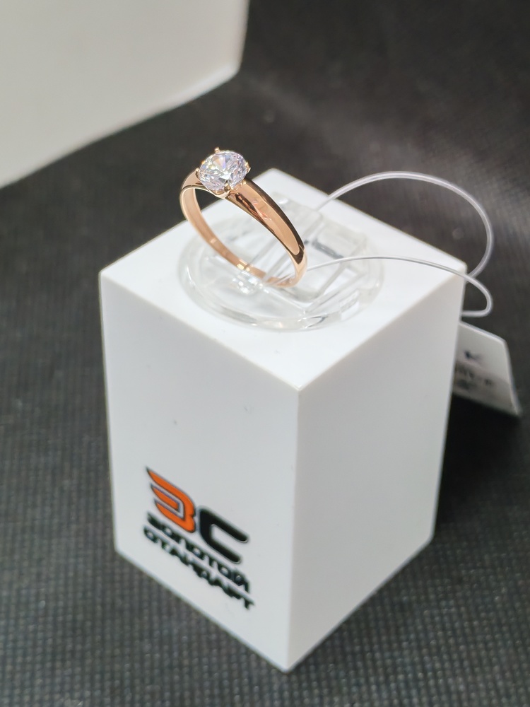 КОЛЬЦО С КАМНЕМ (Au 585)