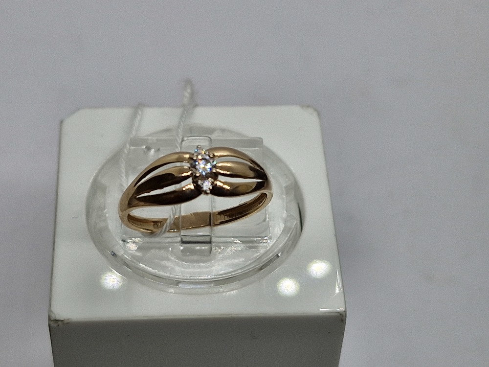 КОЛКМИ585 КОЛЬЦО С КАМНЯМИ (Au 585)