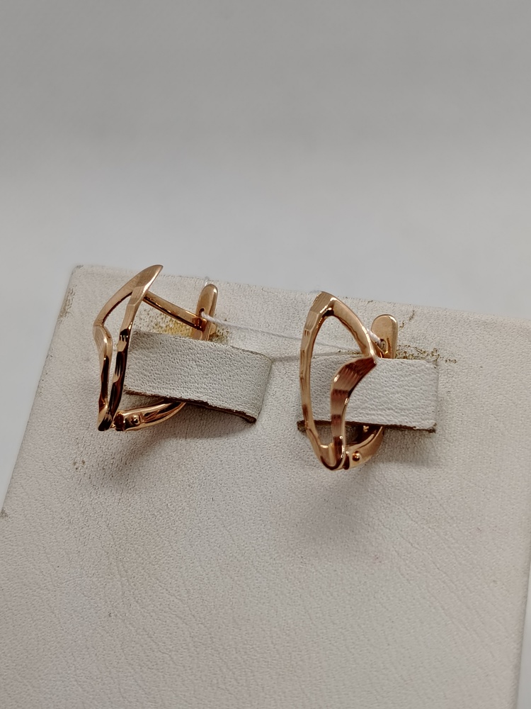 СЕРЬГИ БЕЗ КАМНЯ (Au 585)