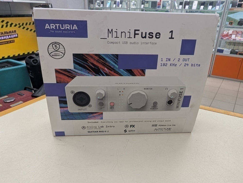 Внешняя звуковая карта Arturia MiniFuse 1