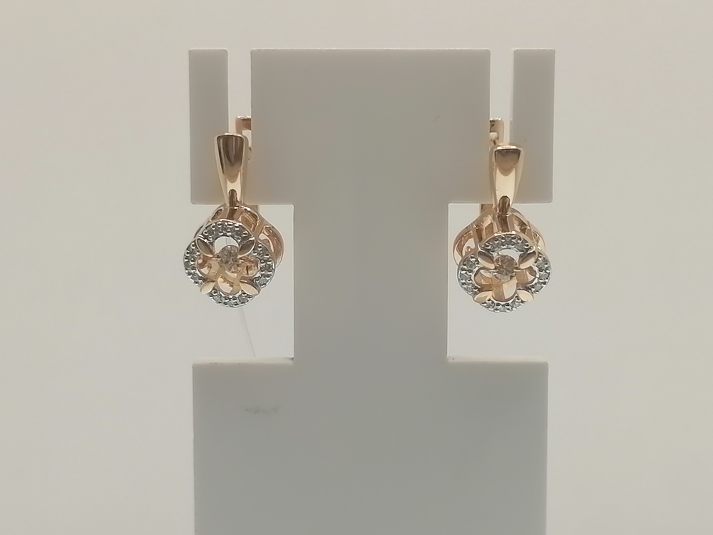 СЕРЬГИ БРИЛЛИАНТ (Au 585)