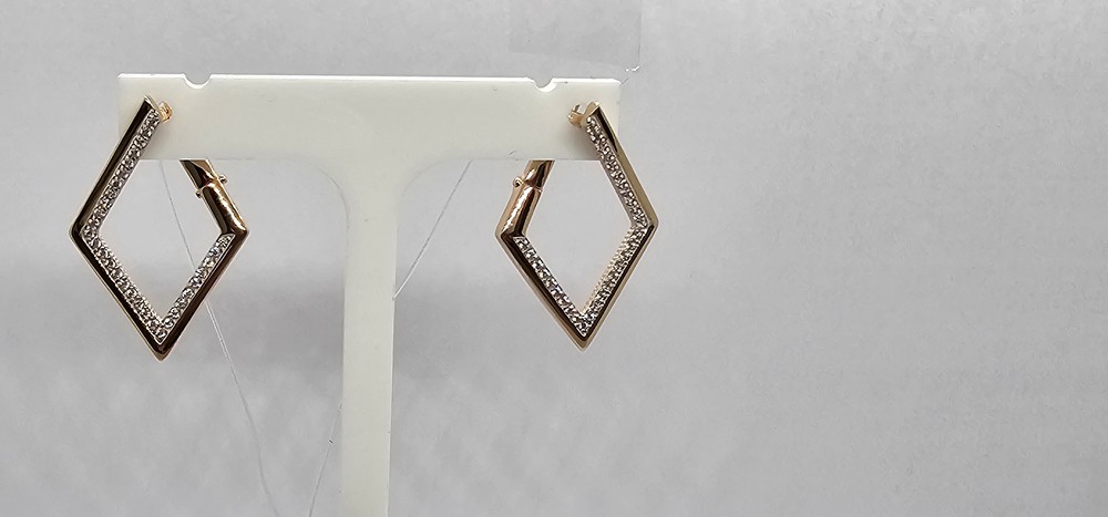 СЕРЬГИ С КАМНЯМИ (Au 585)