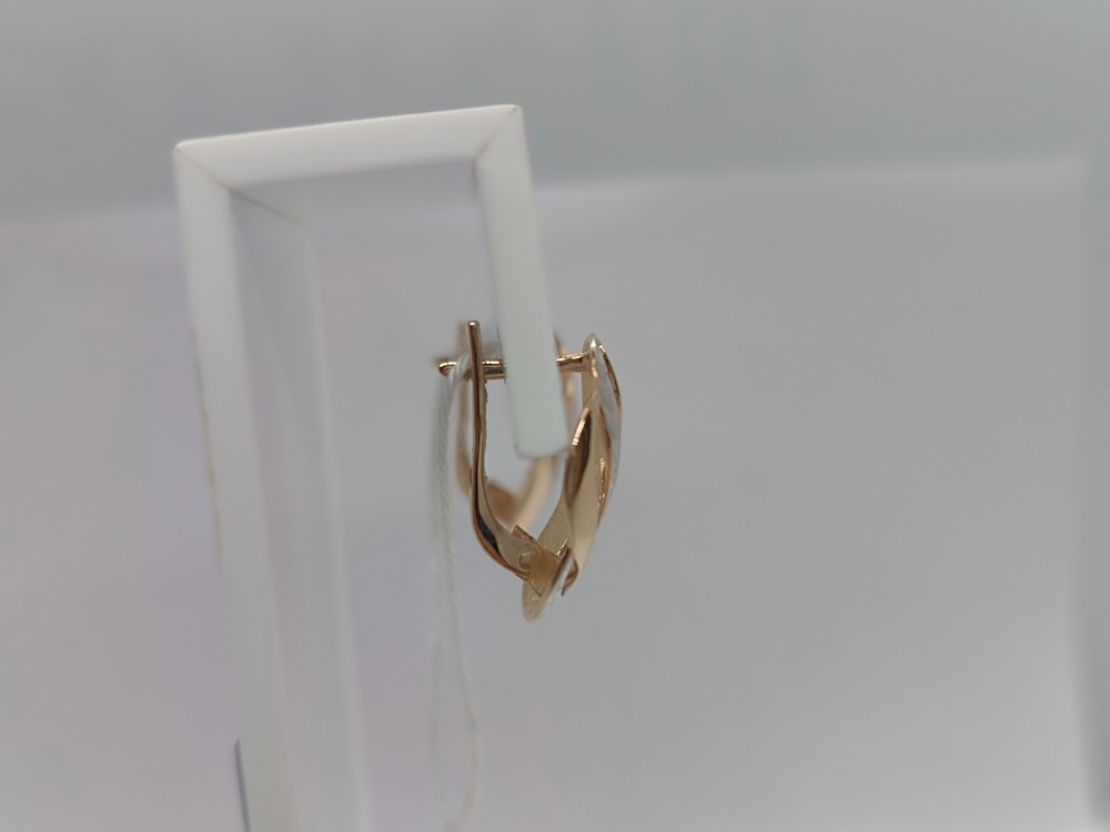 СЕРЬГИ БЕЗ КАМНЯ (Au 585)