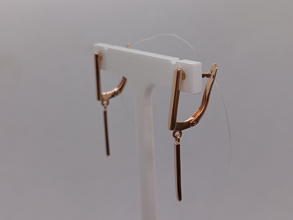 СЕРЬГИ БЕЗ КАМНЯ (Au 585)