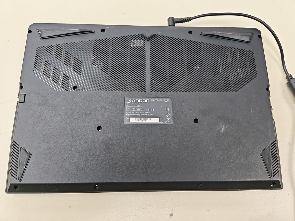 Ноутбук ARDOR Gaming; Core I5-12450H, GeForce RTX 4050, 16 Гб, 2 Tb, Нет