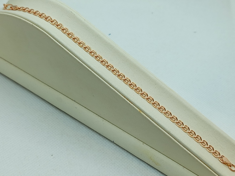 БРАСЛЕТ ПУСТОТЕЛЫЙ Лав (Au 585)