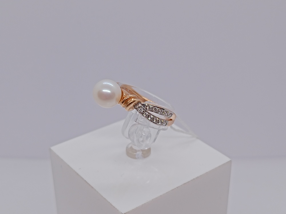 КОЛЬЦО С КАМНЯМИ (Au 585)