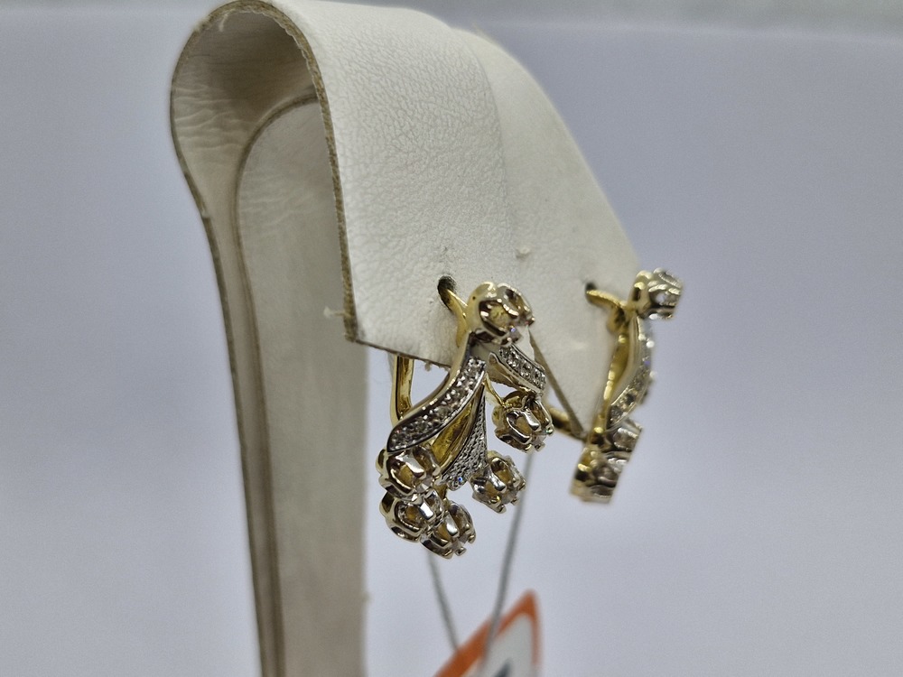 СЕРЬГИ БРИЛЛИАНТ Au 750