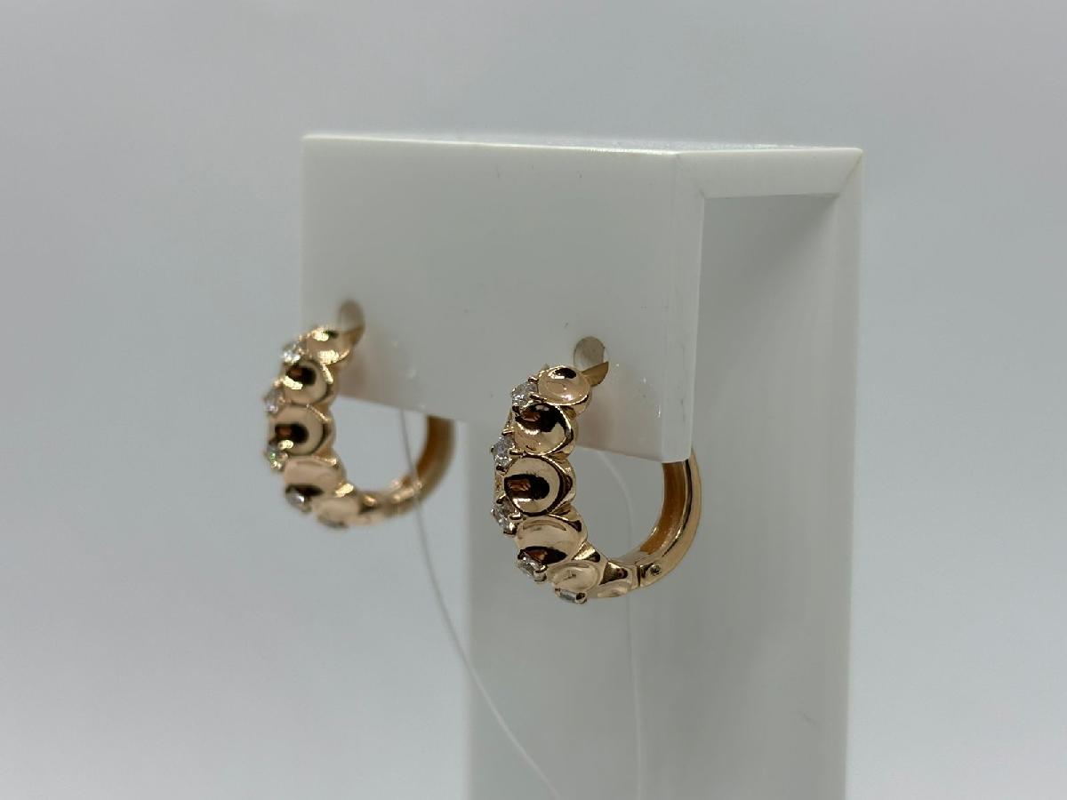 СЕРЬГИ С КАМНЯМИ (Au 585)