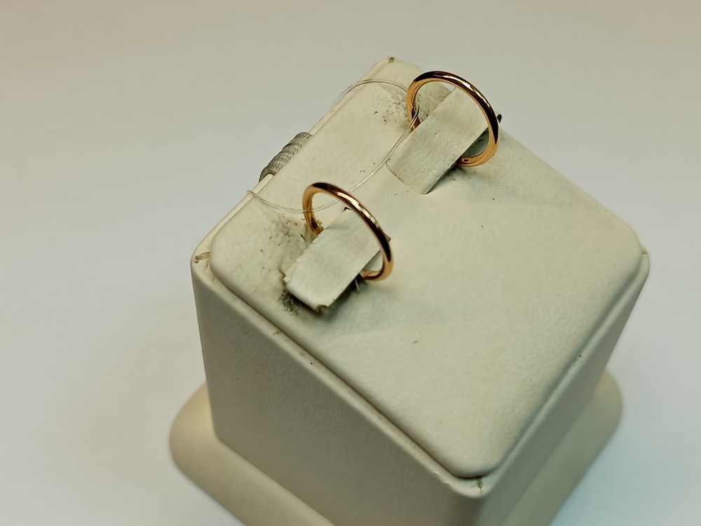 СЕРЬГИ КОНГО без камня (Au 585)