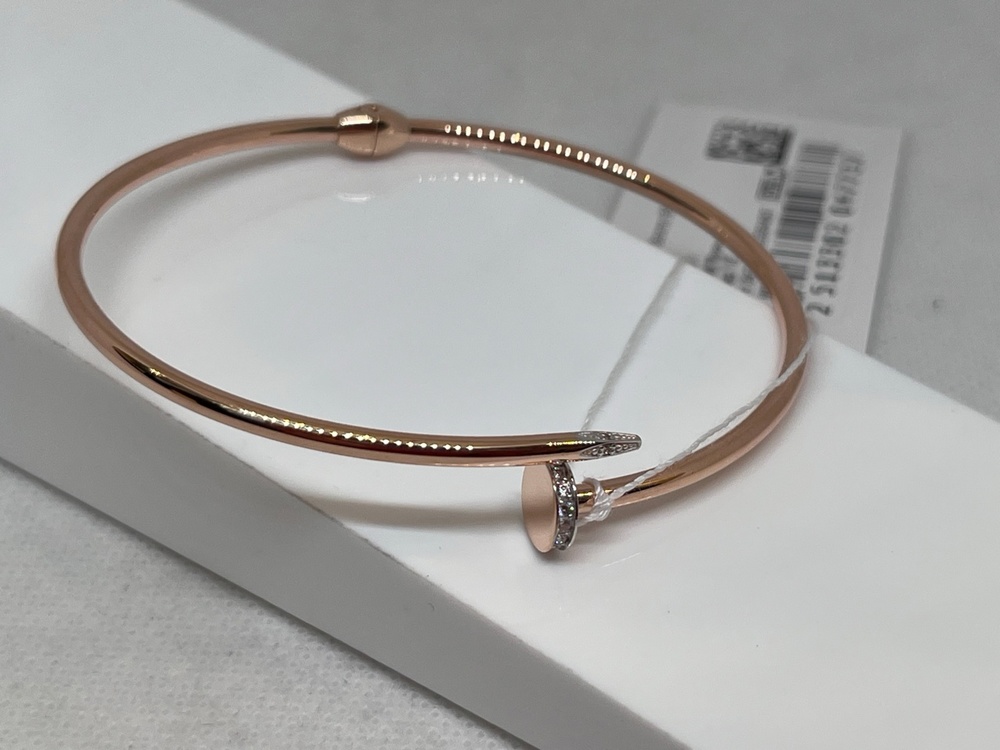 БРАСЛЕТ ЖЕСТКИЙ с камнями (Au 585)