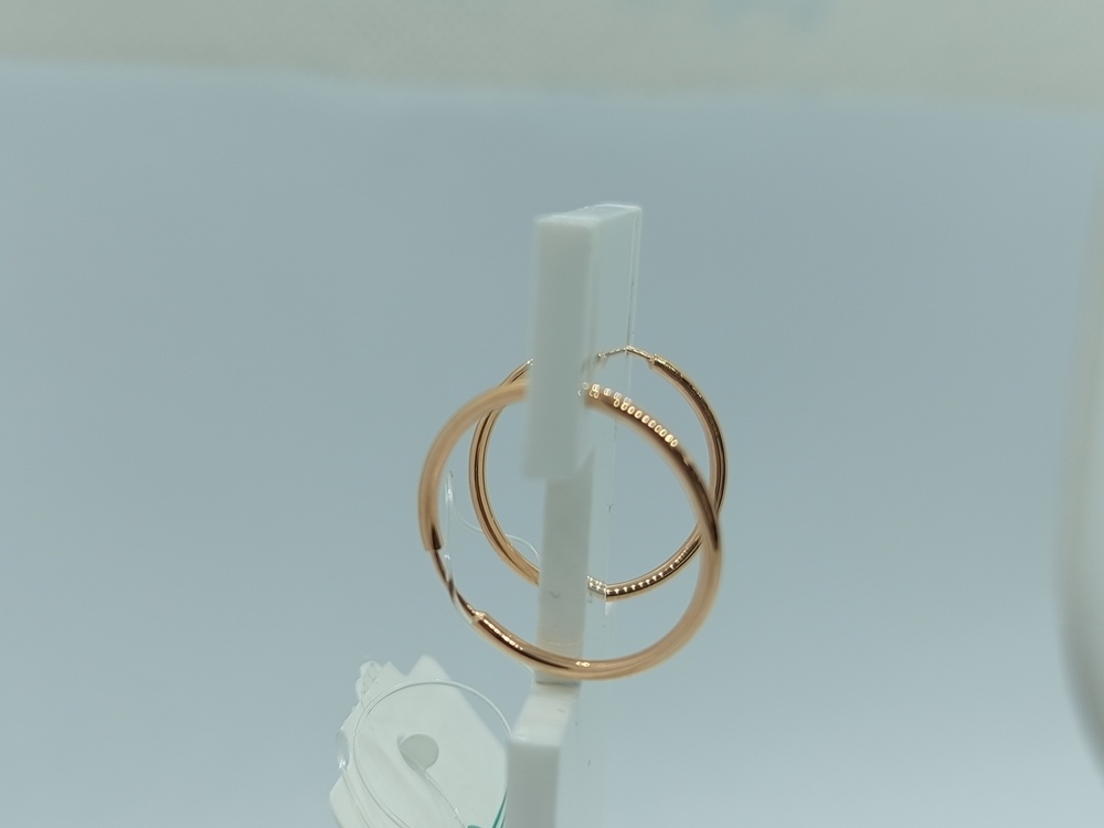 СЕРЬГИ КОНГО без камня (Au 585)