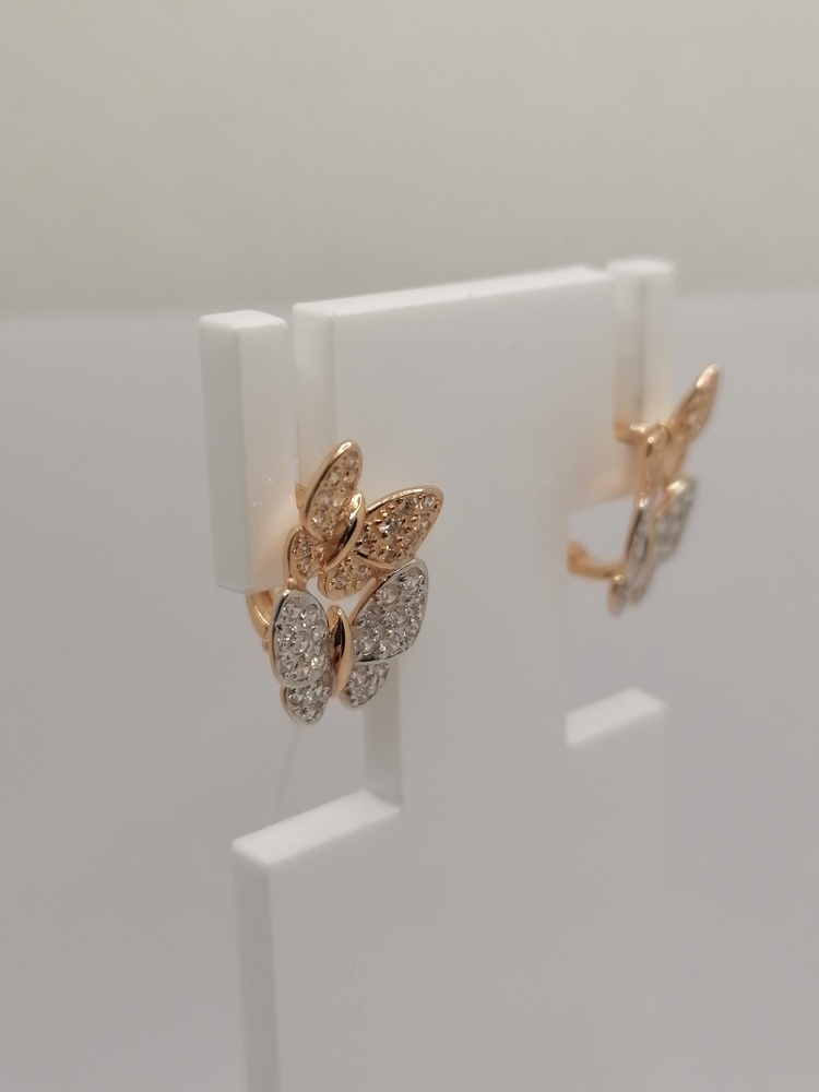 СЕРЬГИ С КАМНЯМИ (Au 585)