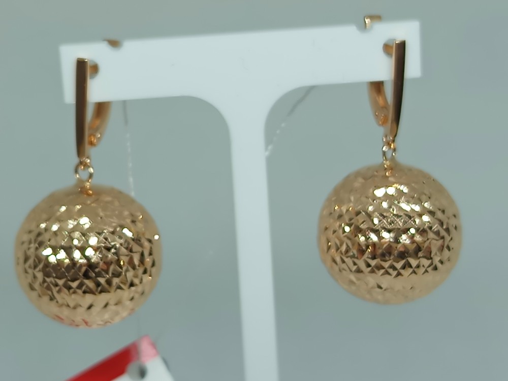 СЕРЬГИ БЕЗ КАМНЯ (Au 585)