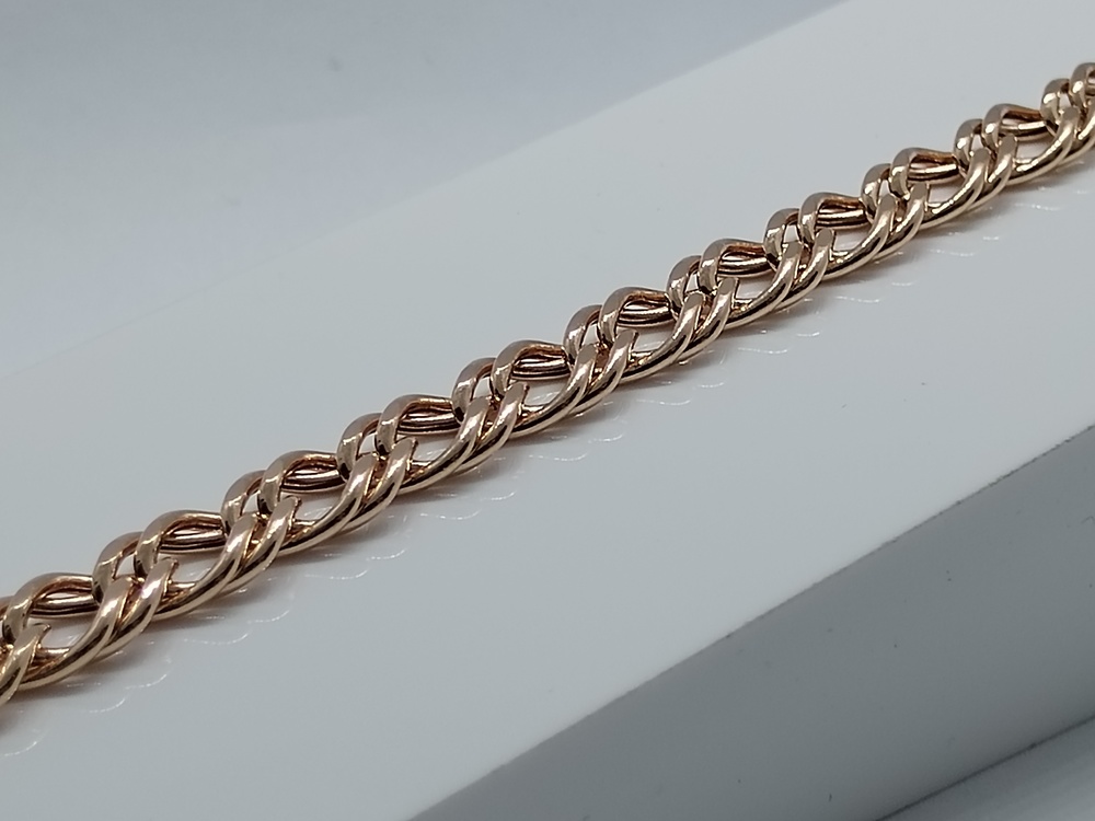 НБ 12-076ПГ БРАСЛЕТ ПУСТОТЕЛЫЙ (Au 585)