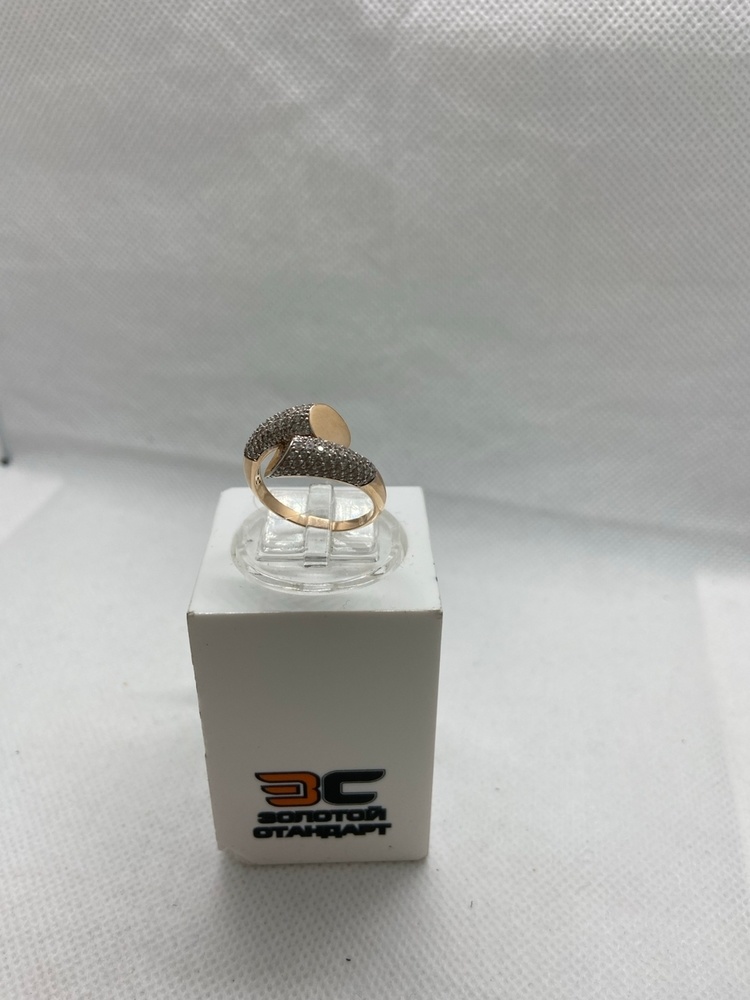 КОЛЬЦО С КАМНЯМИ (Au 585)