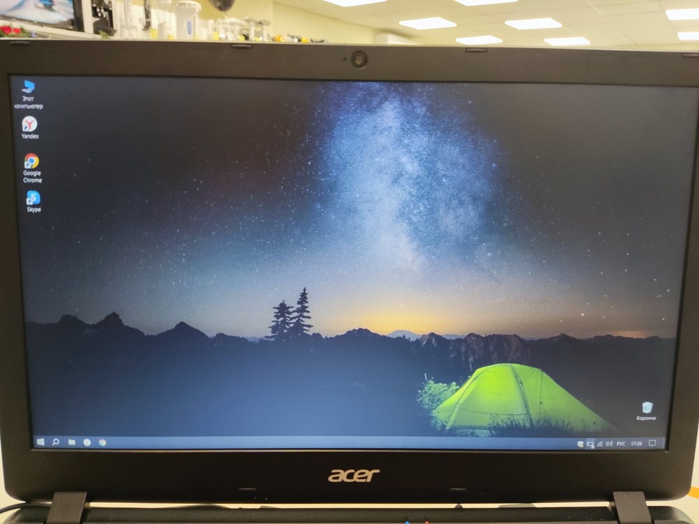 Ноутбук Acer N16C1; Core i3-6006U, HD Graphics, 4 Гб, 240 Гб, Нет