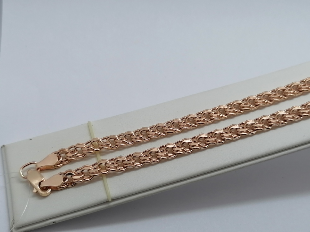 ЦЕПЬ ПУСТОТЕЛАЯ Бисмарк (Au 585)