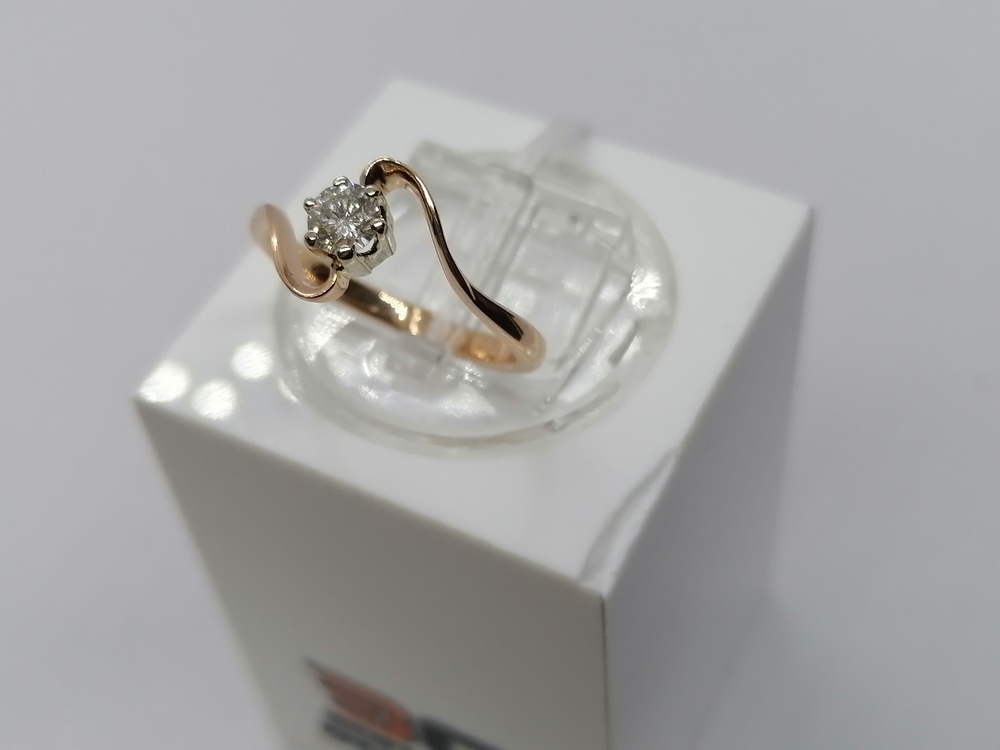 КОЛЬЦО БРИЛЛИАНТ Au 585