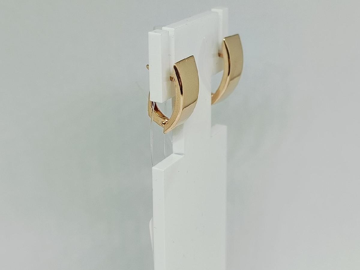 СЕРЬГИ БЕЗ КАМНЯ (Au 585)