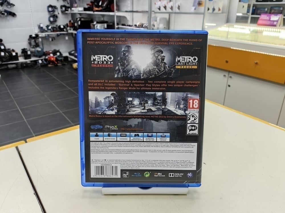 Игра Playstation 4 Metro Redux