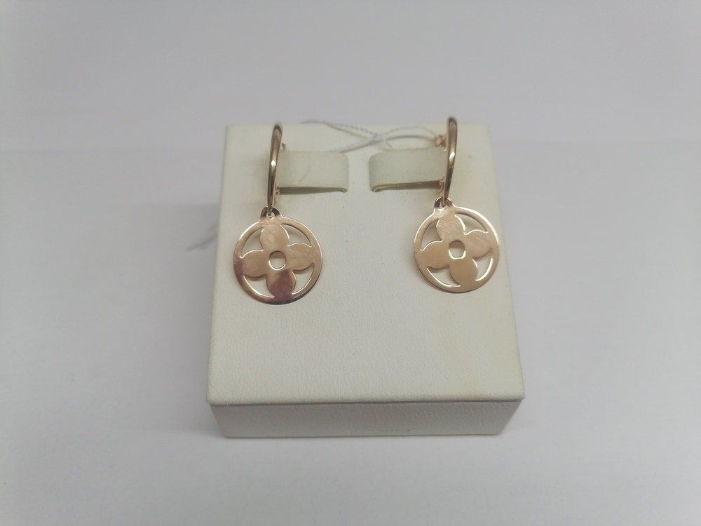 СЕРЬГИ БЕЗ КАМНЯ (Au 585)