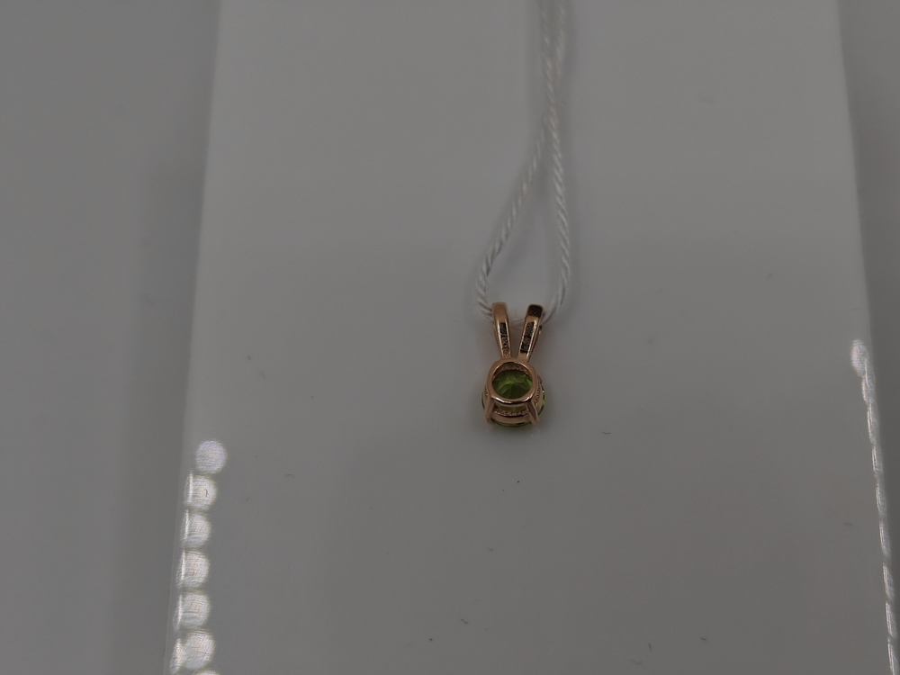 ПОДКМ585 ПОДВЕСКА С КАМНЕМ (Au 585)