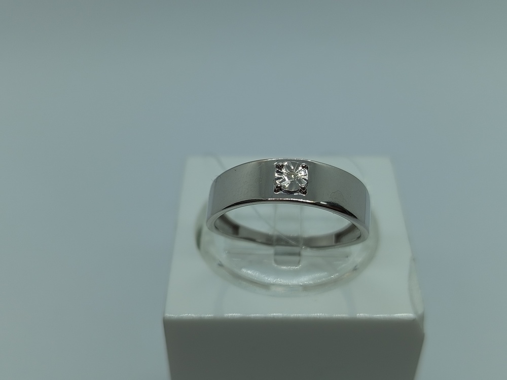 КОЛЬЦО БРИЛЛИАНТ (Ag 925)