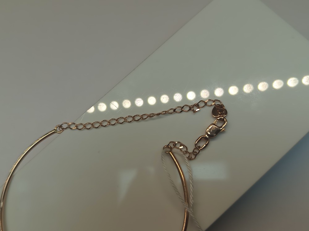 БРАСЛЕТ ЖЕСТКИЙ С КАМНЕМ (Au 585)