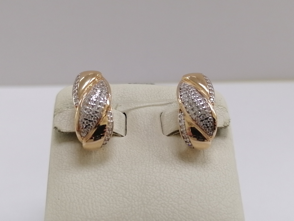 СЕРЬГИ С КАМНЯМИ (Au 585)