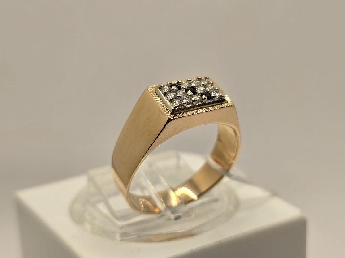 ПЕЧКМИ585 ПЕЧАТКА С КАМНЯМИ (Au 585)