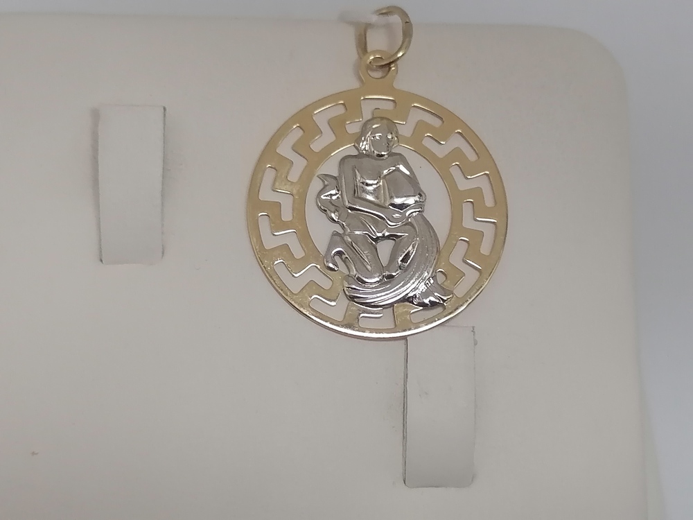 ПОДВЕСКА ЗНАК ЗОДИАКА ВОДОЛЕЙ Au 585