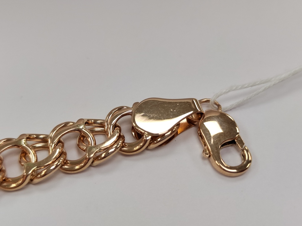 БЛБ585 БРАСЛЕТ ПОЛНОВЕСНЫЙ Бисмарк (Au 585)