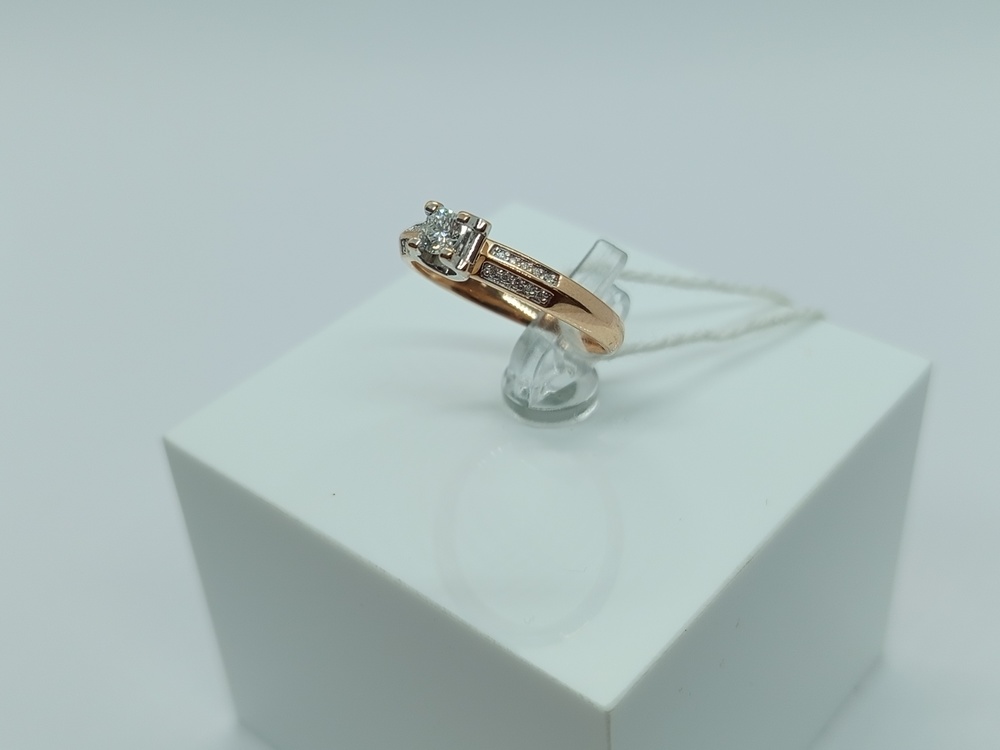 КОЛЬЦО БРИЛЛИАНТ Au 585