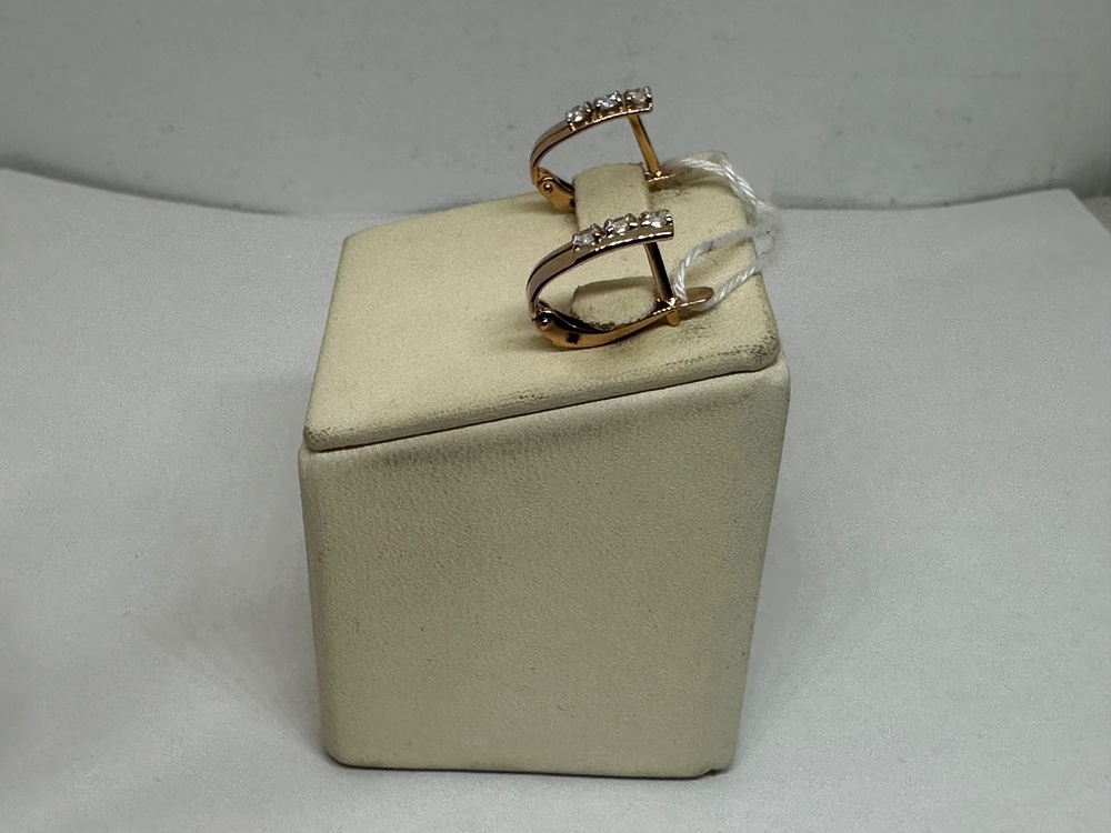 СЕРЬГИ С КАМНЯМИ (Au 585)