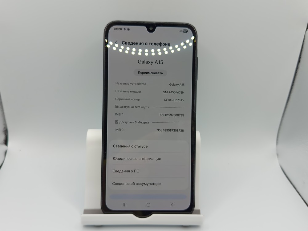 Смартфон Samsung Galaxy A15 4/128