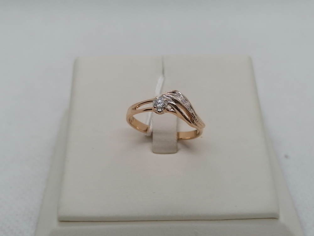 КОЛЬЦО БРИЛЛИАНТ Au 585