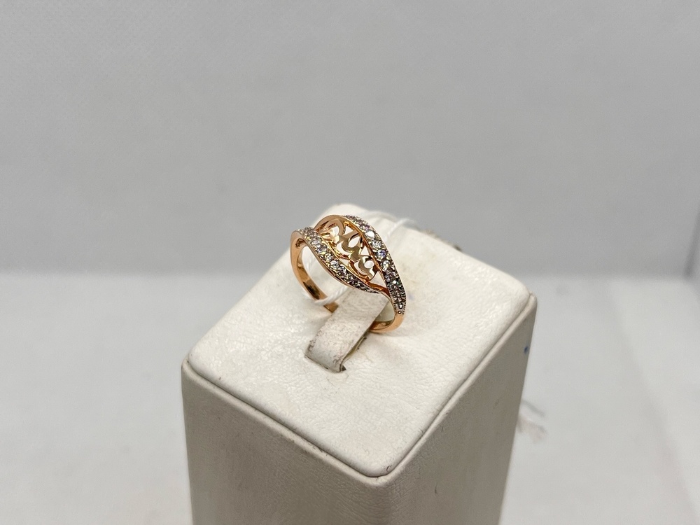 КОЛКМИ585 КОЛЬЦО С КАМНЯМИ (Au 585)