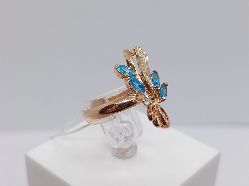 КОЛКМИ585 КОЛЬЦО С КАМНЯМИ (Au 585)