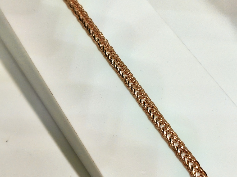 БРАСЛЕТ ПУСТОТЕЛЫЙ Ромб (Au 585)