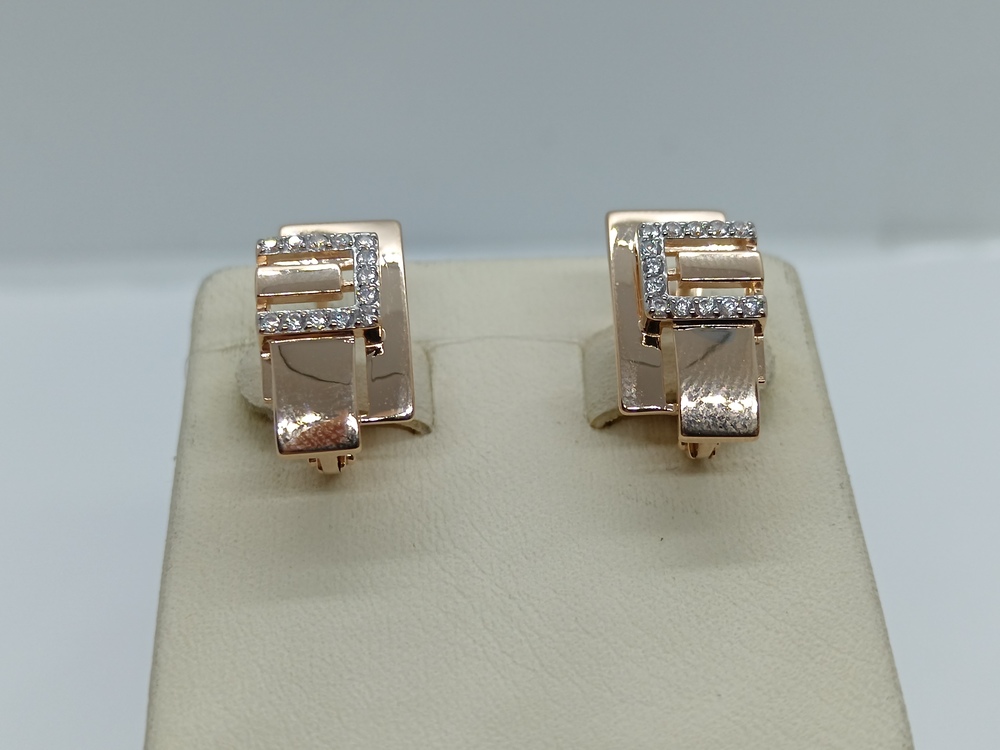 СЕРЬГИ С КАМНЯМИ (Au 585)