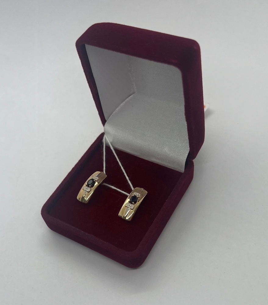 СЕРЬГИ С КАМНЯМИ (Au 585)