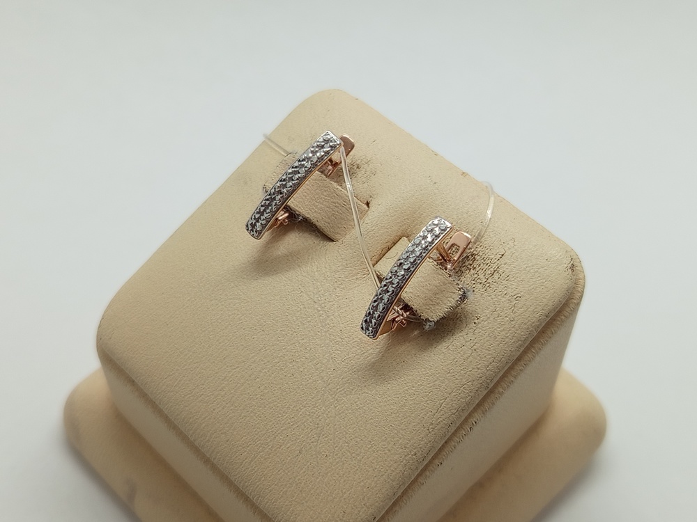 СЕРЬГИ БЕЗ КАМНЯ (Au 585)