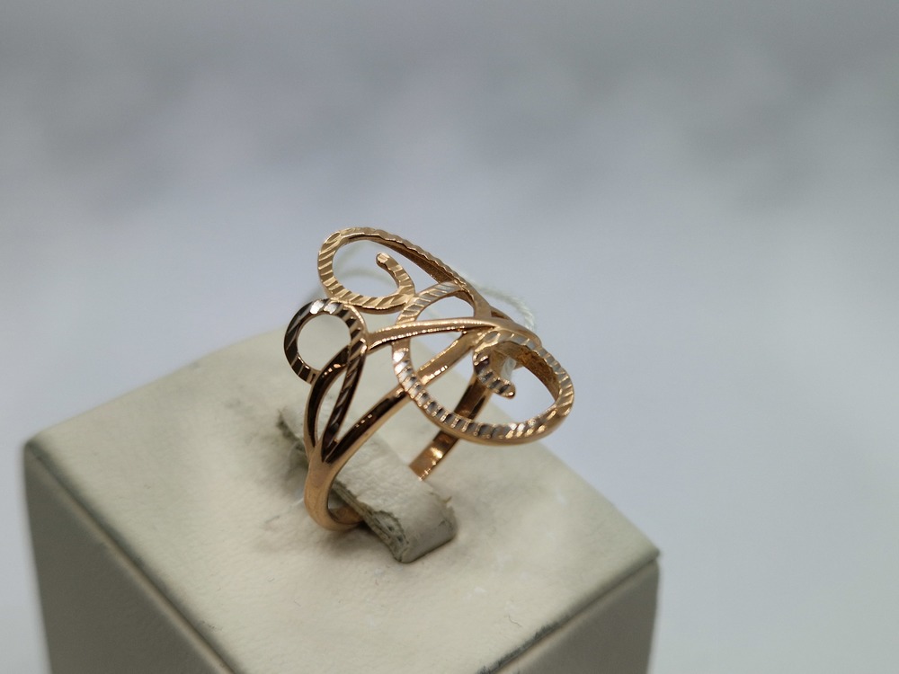 КОЛБКМ585 КОЛЬЦО БЕЗ КАМНЯ (Au 585)