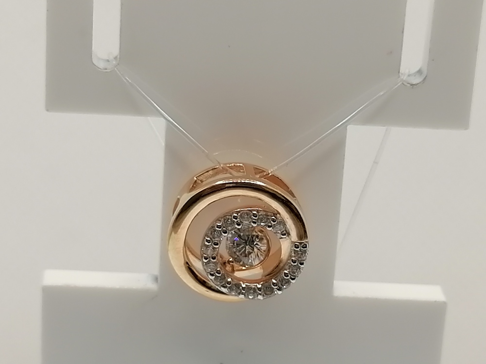 ПОДВЕСКА С КАМНЯМИ (Au 585)