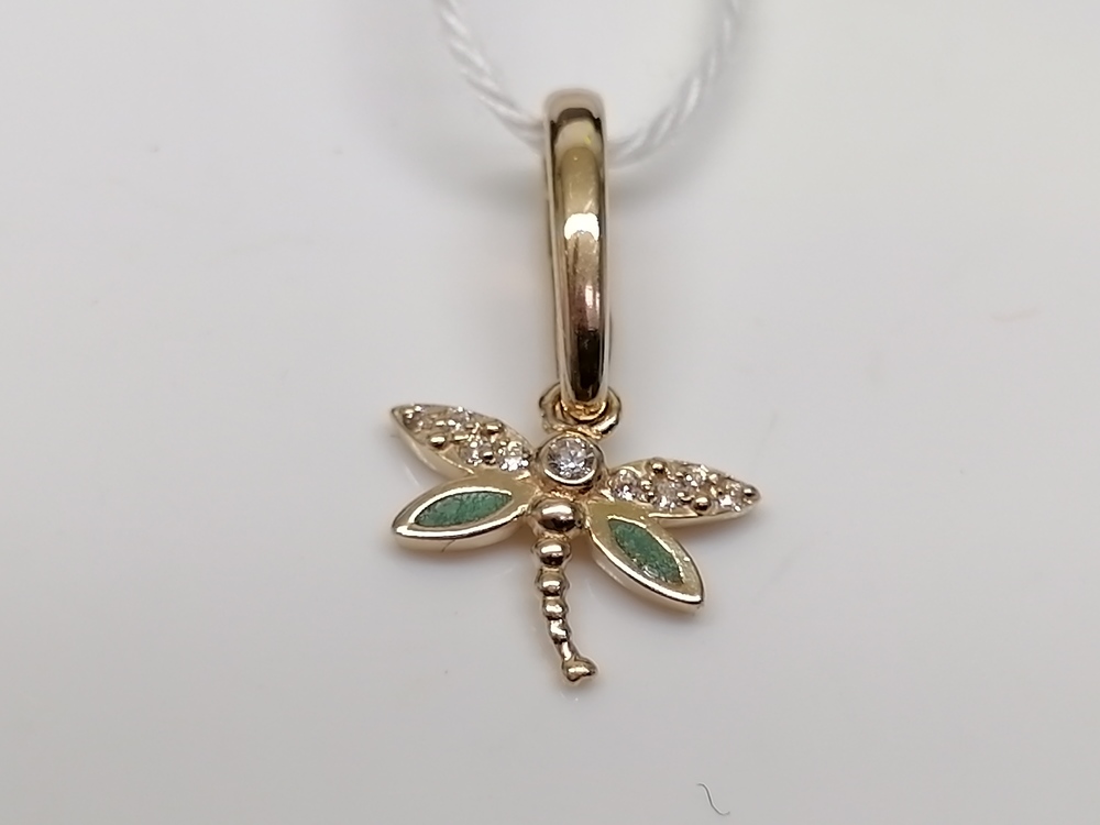 ПОДКМИ585 ПОДВЕСКА С КАМНЯМИ (Au 585)