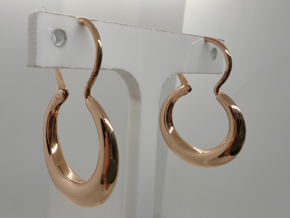 СЕРЬГИ БЕЗ КАМНЯ (Au 585)