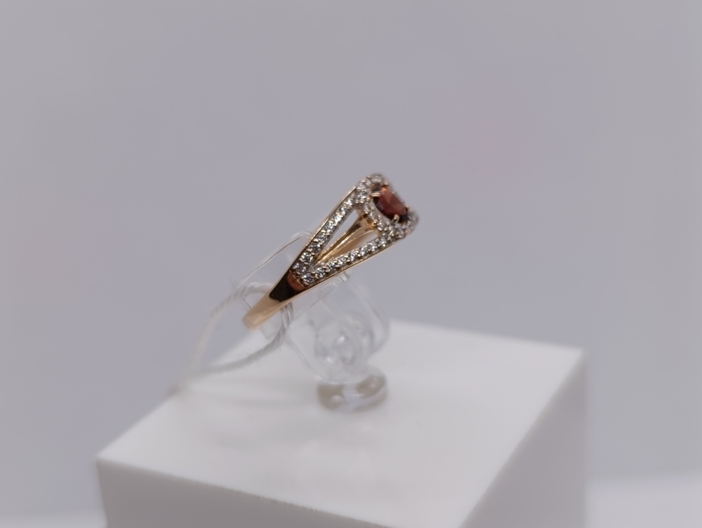 КОЛКМИ585 КОЛЬЦО С КАМНЯМИ (Au 585)