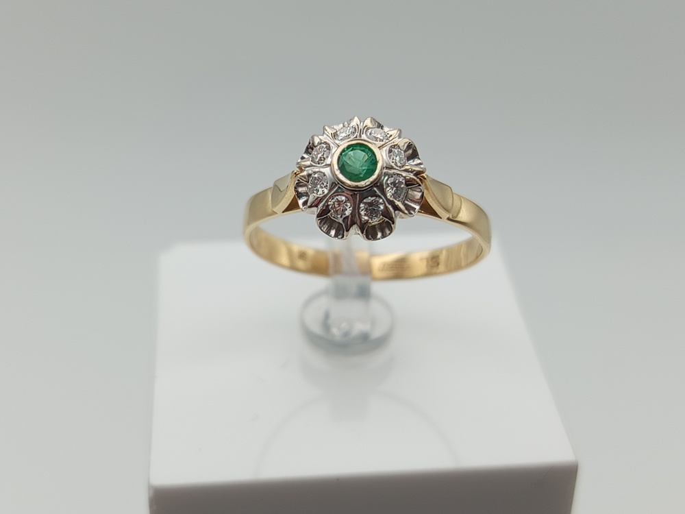 КОЛЬЦО БРИЛЛИАНТ Au 585